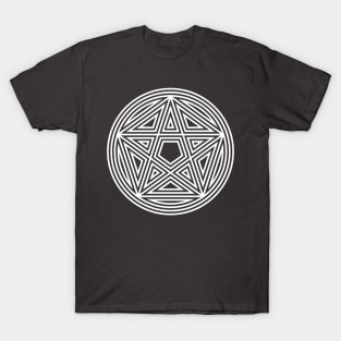 Pentagram (5 sided star) - Awesome Sacred Geometry Design T-Shirt